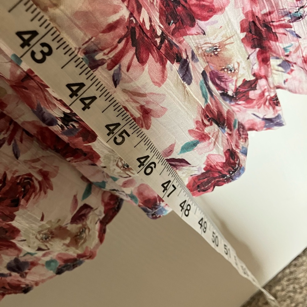 Baltic Born Floral Maxi Dress with Lace Sleeves, small - Picture 8 of 8